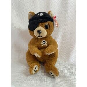 Ty Beanie Baby Bellies - SCULLY Halloween Pirate Bear (6 Inch) Plush NEW 2023
